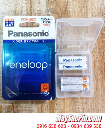 Panasonic Eneloop BK-4MCC/4C, Pin sạc AAA750mAh 1.2v (Nội địa Nhật _Vỉ 4 viên)